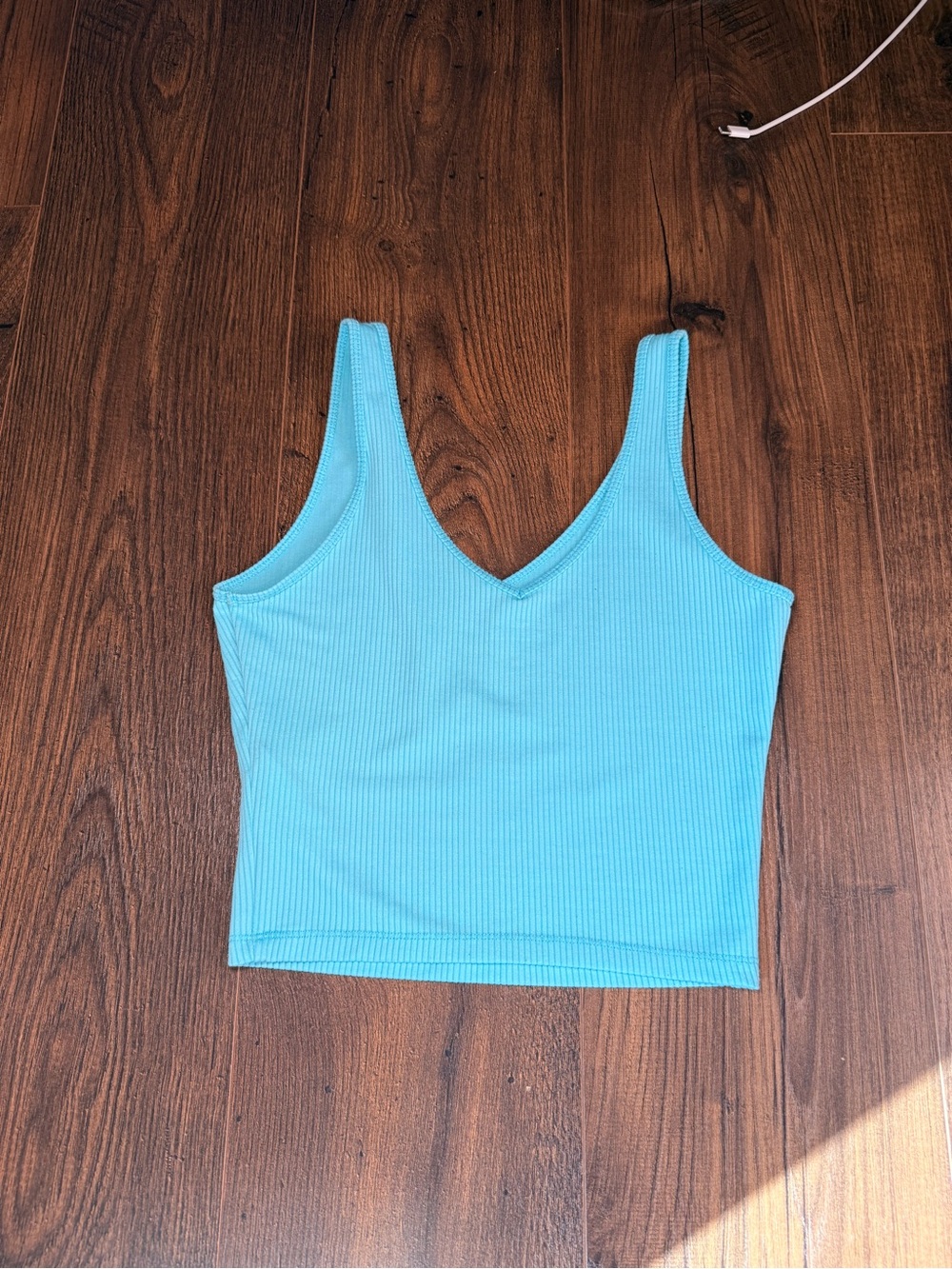 Hollister Ribbed Scoop Neck Crop Tank Top